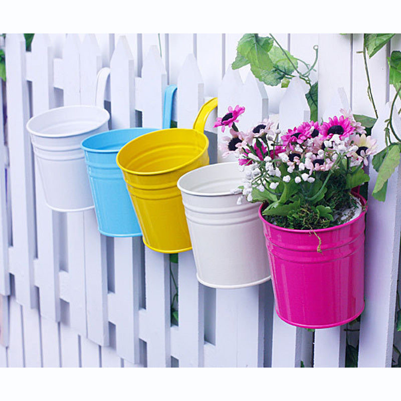 Hanging Flower Pots - Outdoor Wall Garden Decor