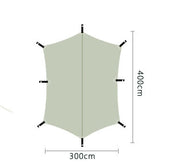 MU Gaodi UV-Proof Rainproof Awning Tent