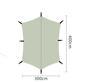 MU Gaodi UV-Proof Rainproof Awning Tent